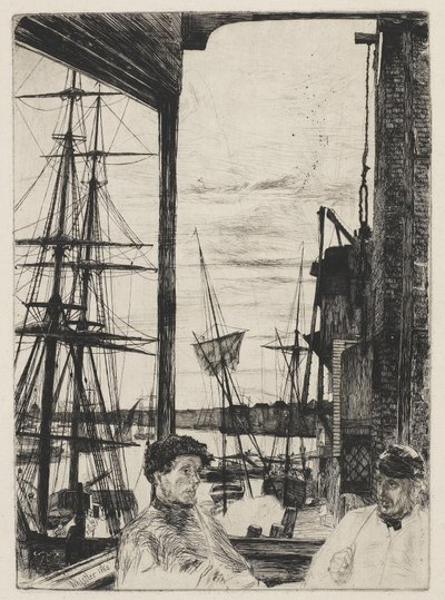 Rotherhithe door James Abbott McNeill Whistler