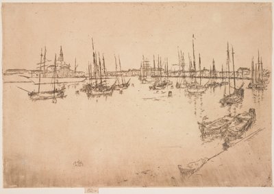 San Giorgio uit de tweede Venetië-serie door James Abbott McNeill Whistler