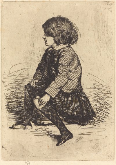Seymour, Zittend door James Abbott McNeill Whistler