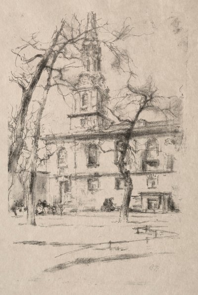St. Giles-in-the-Fields, 1896 door James Abbott McNeill Whistler