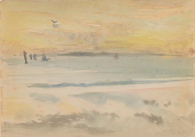 St. Ives: Zonsondergang door James Abbott McNeill Whistler