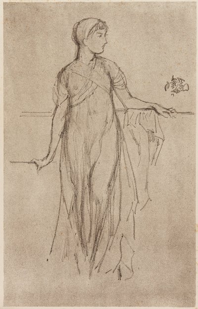 Studie, 1879 door James Abbott McNeill Whistler