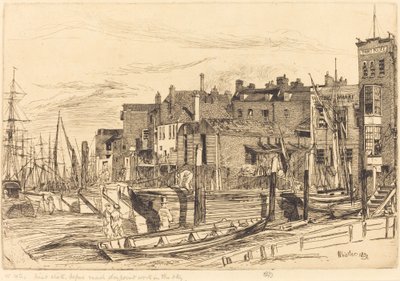 Thames-politie door James Abbott McNeill Whistler