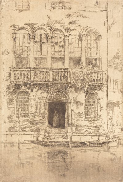 Het Balkon door James Abbott McNeill Whistler