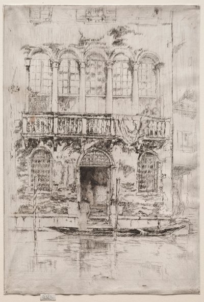 Het Balkon door James Abbott McNeill Whistler