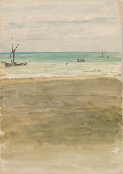 De Baders, 1882-1883 door James Abbott McNeill Whistler