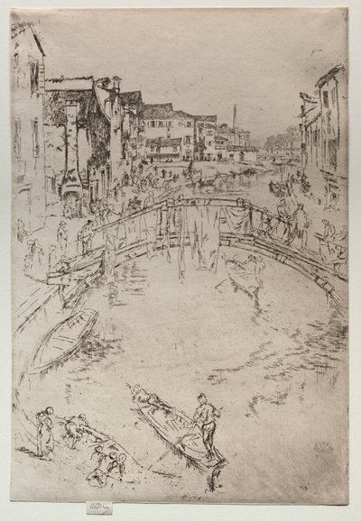 De brug door James Abbott McNeill Whistler