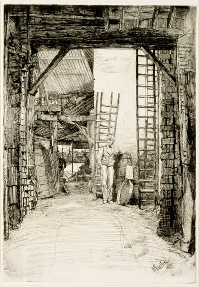 De kalkbrander, 1859 door James Abbott McNeill Whistler