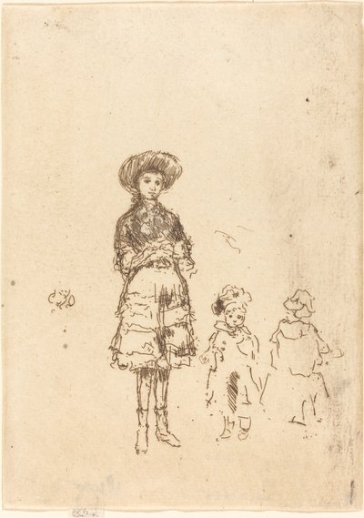 De Kleine Verpleegster door James Abbott McNeill Whistler
