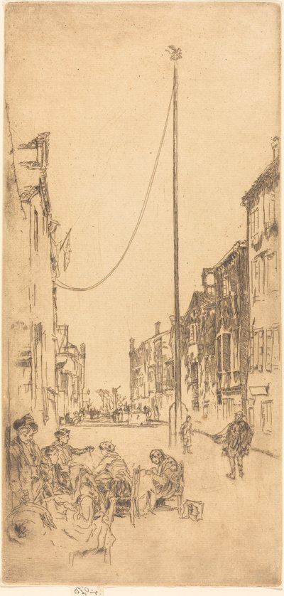 De mast door James Abbott McNeill Whistler