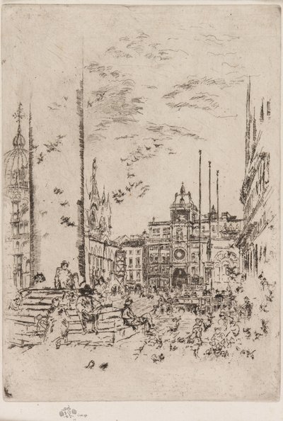 De Piazzetta, 1879-1880 door James Abbott McNeill Whistler
