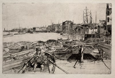 Het zwembad, 1859 door James Abbott McNeill Whistler