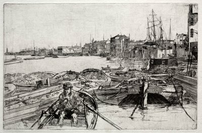 Het zwembad, 1859 door James Abbott McNeill Whistler