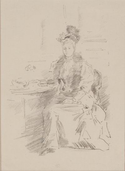 De mooie New Yorker door James Abbott McNeill Whistler