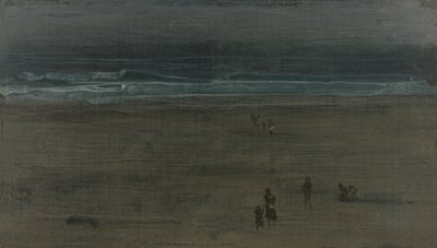 De zee en het zand, 1884 door James Abbott McNeill Whistler