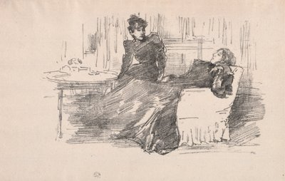 De Zusters, 1894 door James Abbott McNeill Whistler