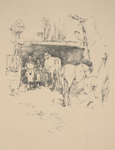 De smidse door James Abbott McNeill Whistler
