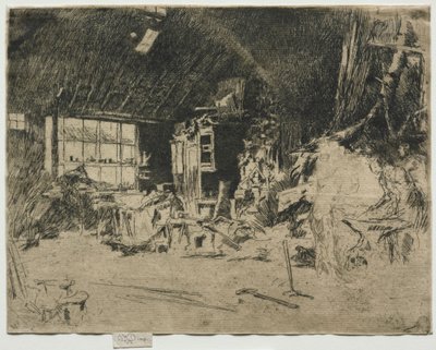 De smederij door James Abbott McNeill Whistler
