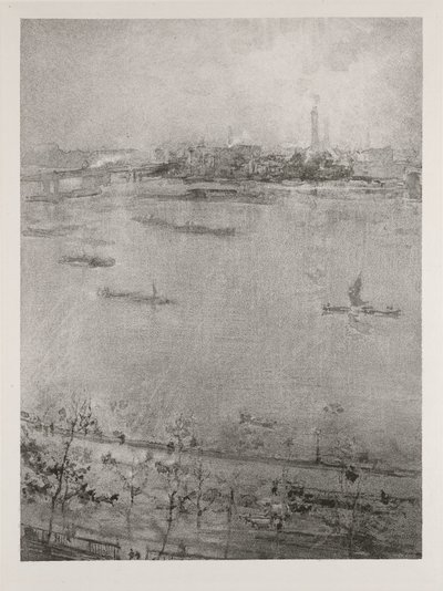 De Theems door James Abbott McNeill Whistler