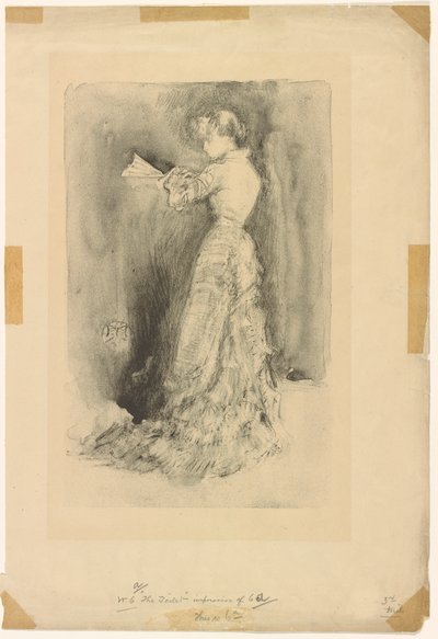 De Toilet, 1878 door James Abbott McNeill Whistler