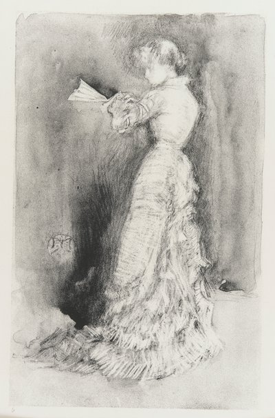 De Toilet, 1878 door James Abbott McNeill Whistler