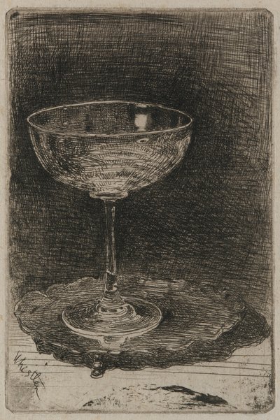 Het Wijnglas, 1858 door James Abbott McNeill Whistler