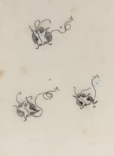 Drie Whistler Vlinders door James Abbott McNeill Whistler