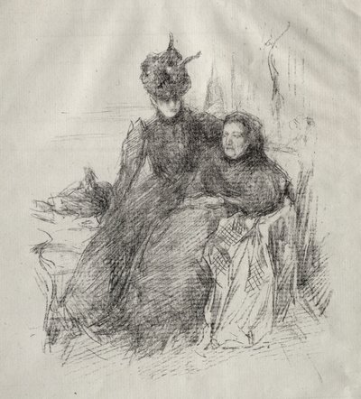 Twee vrouwen door James Abbott McNeill Whistler