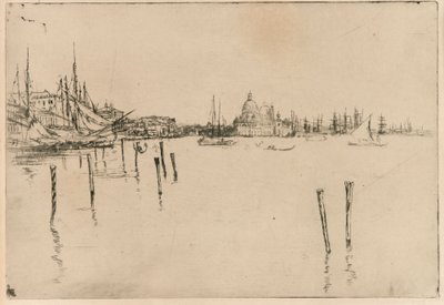 Venetië, 1879-1880 door James Abbott McNeill Whistler