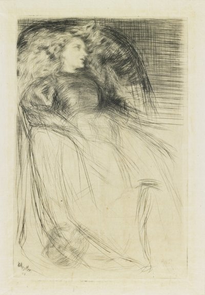 Vermoeid door James Abbott McNeill Whistler