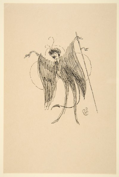 Whistler als Vlinder door James Abbott McNeill Whistler