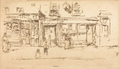 York Street, Westminster door James Abbott McNeill Whistler