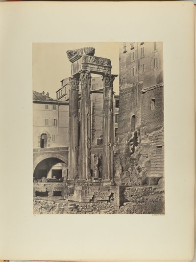 De tempel van Vespasianus door James Anderson