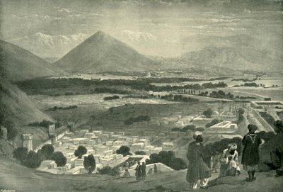 De Bala Hissar en de Stad Kabul vanaf het Bovenste Deel van de Citadel, ca. 1842, 1901 door James Atkinson