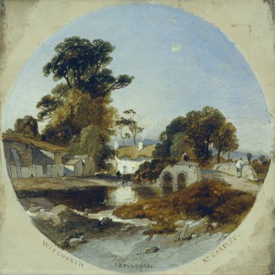 Uitzicht op Whitchurch door James Baker Pyne