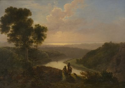 Uitzicht op de Avon door James Baker Pyne