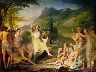 Orpheus, eerste in de serie De Vooruitgang van de Menselijke Cultuur en Kennis door James Barry