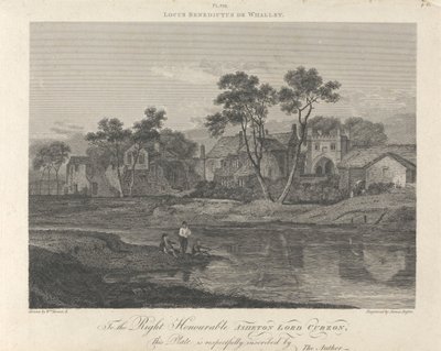 Whalley Abbey (dichterbij zicht) door James Basire