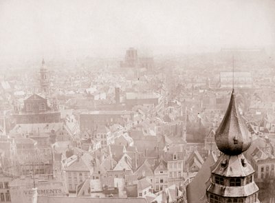 Skyline van Antwerpen, 1898 door James Batkin