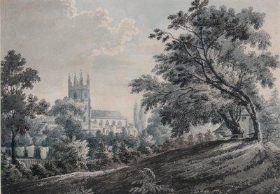 Croydon Kerk vanaf Duppas Hill Terrace door James Bourne