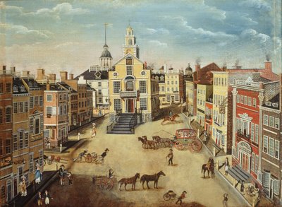 Oude State House, Boston door James Brown Marston