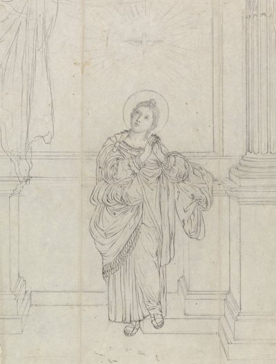 St Agnes (naar Domenichino) door James Bruce