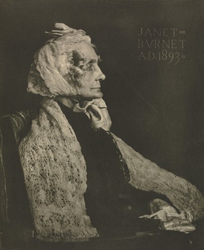 Camera Work: Janet Burnet, 1907 door James Craig Annan
