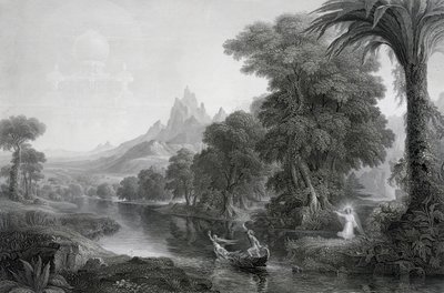 De Reis van het Leven: Jeugd, ca. 1855 door James David Smillie