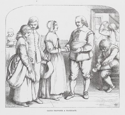 Gaius Stelt een Huwelijk Voor door James Dawson Watson