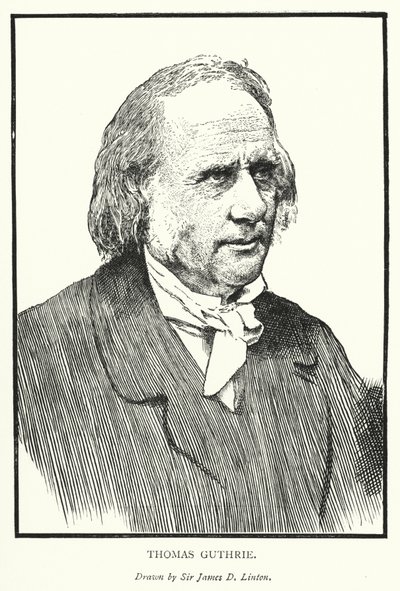 Thomas Guthrie (gravure) door James Dromgole Linton