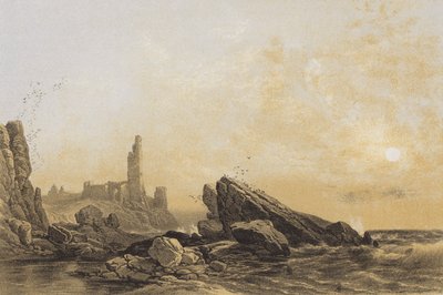 Dunure Kasteel door James Duffield Harding