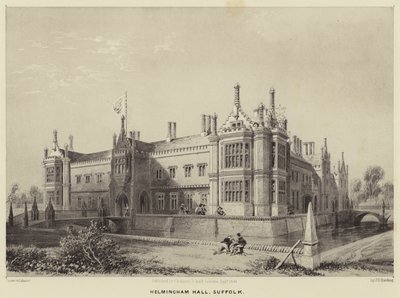 Helmingham Hall, Suffolk door James Duffield Harding