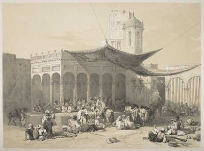 Sikh-soldaten ontvangen hun loon bij de Koninklijke Durbar, Lahore door James Duffield Harding