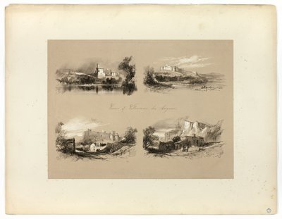 Zichten van Villenueve les Avignon, uit Pittoreske Selecties door James Duffield Harding